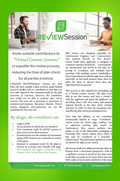 REVIEWSessions Datasheet